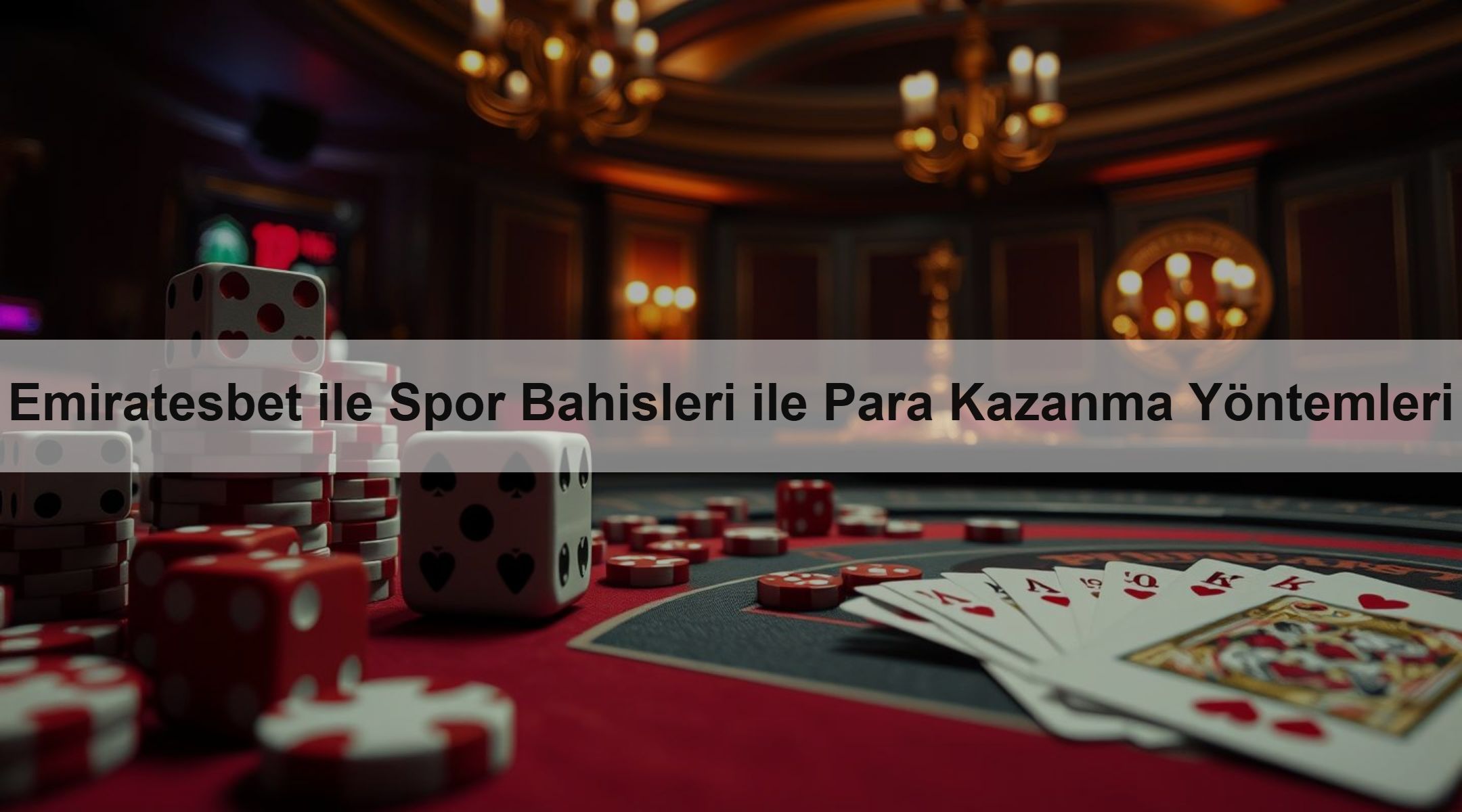 Emiratesbet ile Spor Bahisleri ile Para Kazanma Yöntemleri