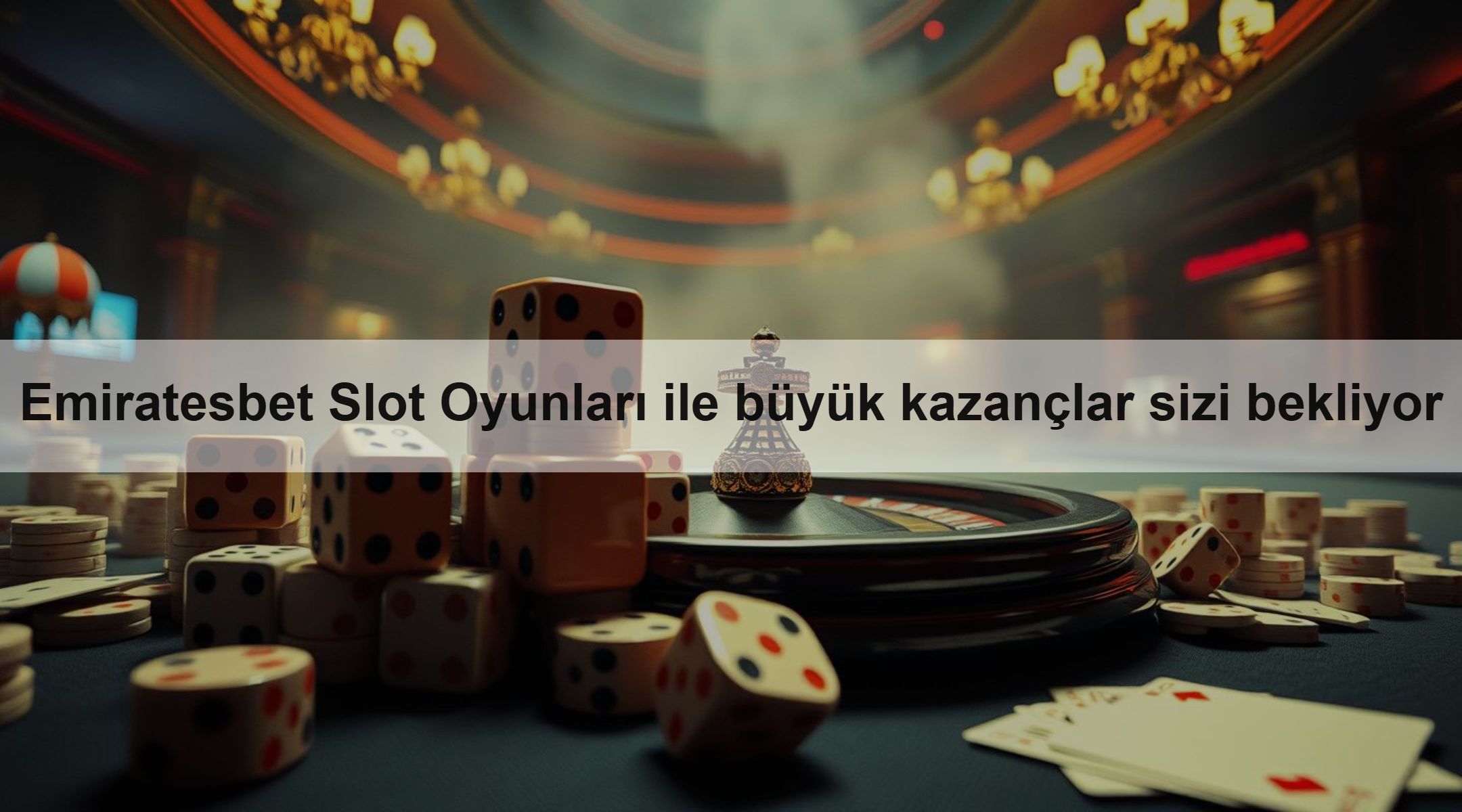 Emiratesbet Slot Oyunları ile büyük kazançlar sizi bekliyor